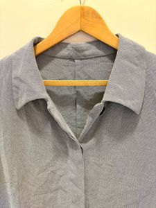 Beautiful Blue Button-Down Imported Shirt