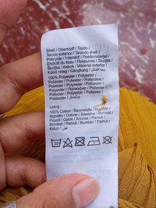 Mustard Tiered Dress
