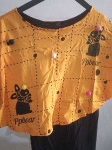 Cute Graphic Print Top