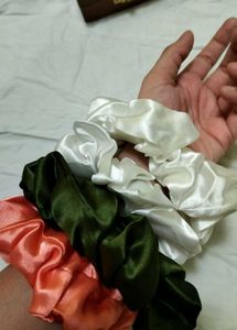 Satin Scrunchies Hair Accessories