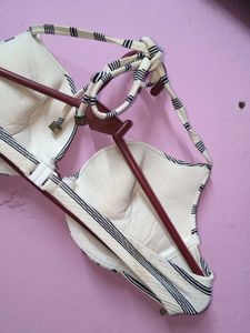 New Striped Bikini Top