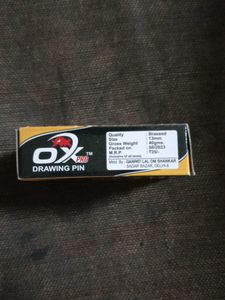 OX Pro Drawing Pins New 10 Box