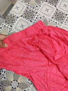 Gajari Color Ka Neelam Mein Plazo Bahut Hi Pyara