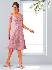 Dress Pink Floral L/XL