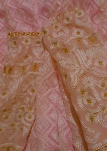 beautiful Baby Pink Colour Anarkali Duppta
