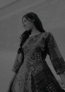 multicolor  frock suit with matching pant