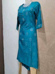 Teal Kurta Set