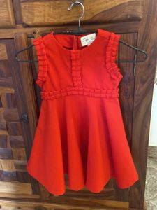 Beautiful Red Dress For Partu Wear And Casual