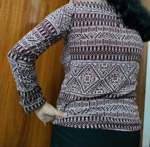 Shirt Style Top Combo (Printed)