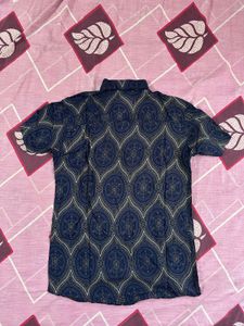 Ethnic Print Beach Shirt