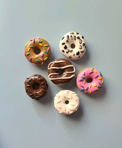 Handmade Clay Donut Magents🍩