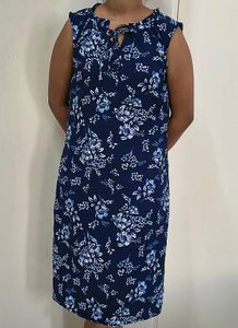 Floral Print Sleeveless Dress