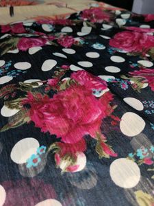 Polka Dot Floral Blouse