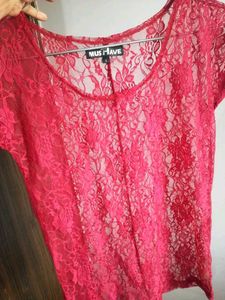 Rose Lace Top