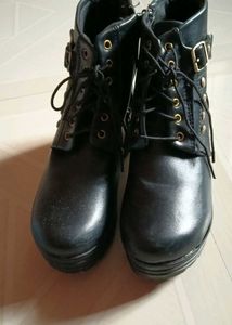 Chunky Heel Ankle Boots