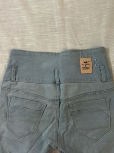 Light Blue High-Waisted Jeans
