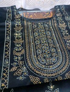 Beautiful Heavy Velvet Kurta Pant Set With Dupatta