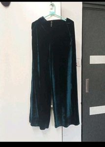 Velvet Chain Detail Top