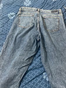 Ripped Wide Leg Jeans