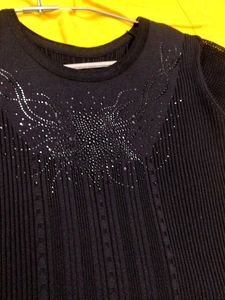 Embellished Knit Top