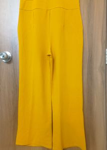 Mustard Yellow Sleeveless Jumpsuit