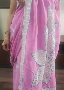 A Classy Pink saree