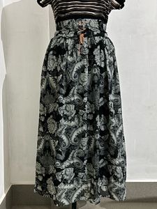 Striped Top &amp; Paisley Maxi Dress