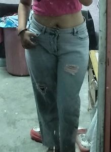 Blue Boyfriend Fit Jeans