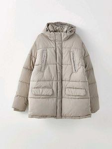 Beige Puffer Jacket