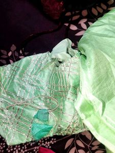 designer saree with blouse