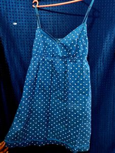 cute heart patterned dress🩵