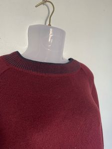 Burgundy Knit Top