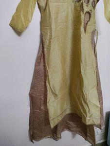 Golden Brown Anarkali Kurta