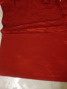 Red farshi Salwar Suit without dupatta