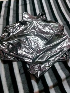 Holographic Croptop Party Wear 🥳