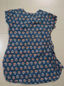 Floral Print Tunic Top