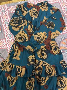 Green Floral Dress
