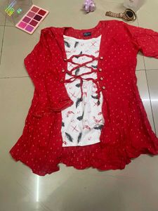 Red Dotted Top
