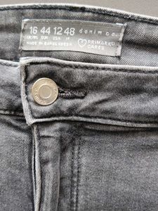 Grey Wash Denim Jeans