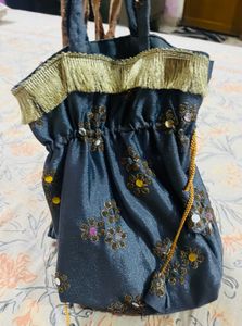 Floral Pouches With Potli Tipy Clothes Bag 2 Combo