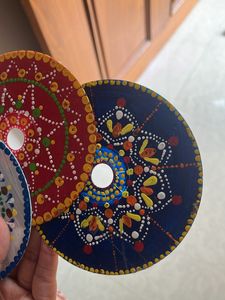 CD Art Acrylic Painting.