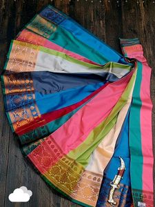 Colorful Silk Saree