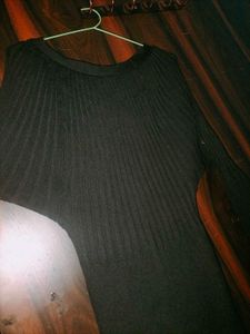 Black Fitted Bodycon