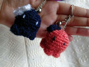 Crochet Double the Charm: Adorable Keychain Buddie