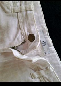 M&amp;S White shorts