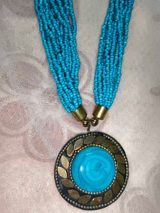 Turquoise Beaded Necklace