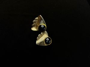 Black Stud Earrings