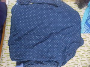 Xl(42)Stylish Blue Printed Shirt