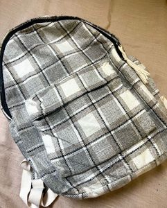 Plaid Backpack