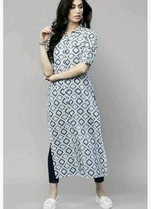 Printed Straight Kurta